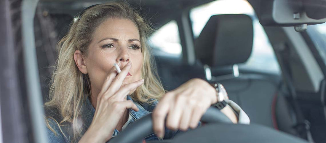 Laws for smoking while driving car around the world