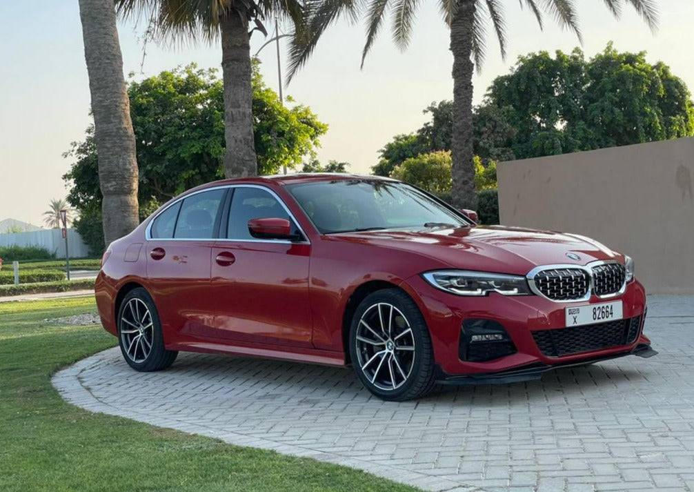 Bmw 330I Red 2020 or alternative - California Luxury Car Rental LLC